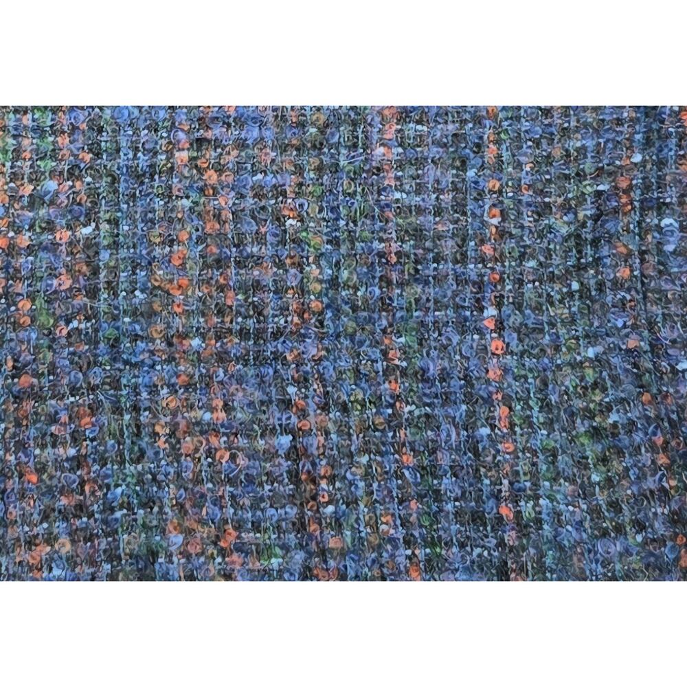 KOOS Van Den Akker Women’s 100% Wool Tweed Jacket Blazer Sz 10 Multicolor Artsy - Picture 6 of 14